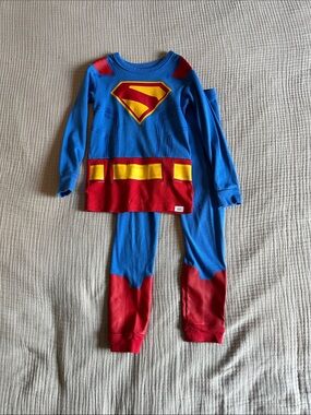 Gap Toddler Organic Brushed Cotton Superman PJ Set